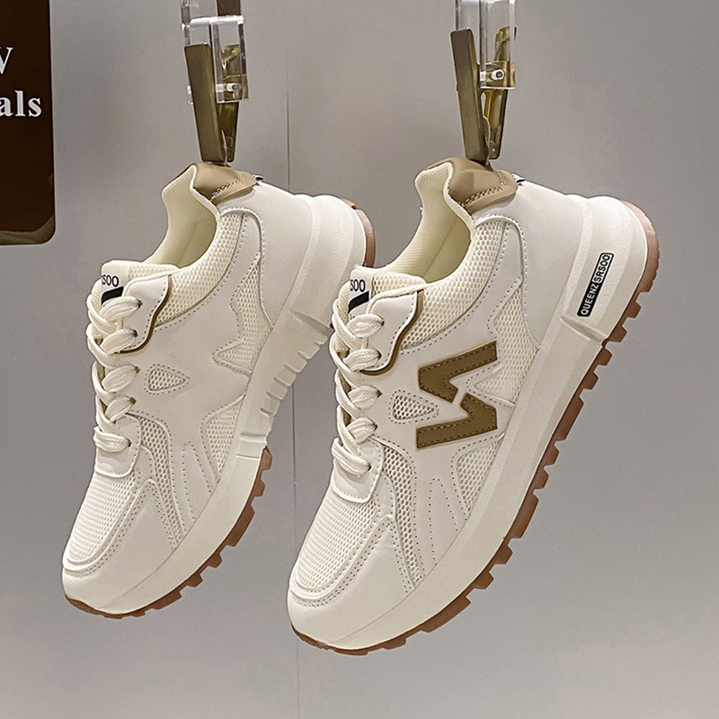 运动鞋女2025年春季新款超火百搭防滑休闲女鞋软底轻便跑步小白鞋