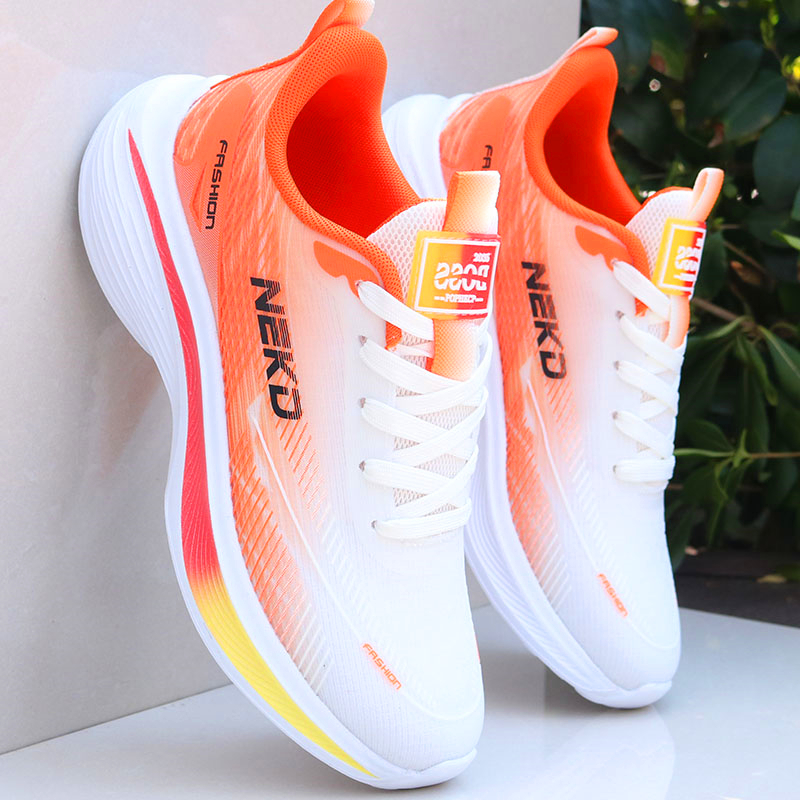 品牌男鞋夏季透气网面运动鞋男2025新款超轻减震跑步鞋男士休闲鞋